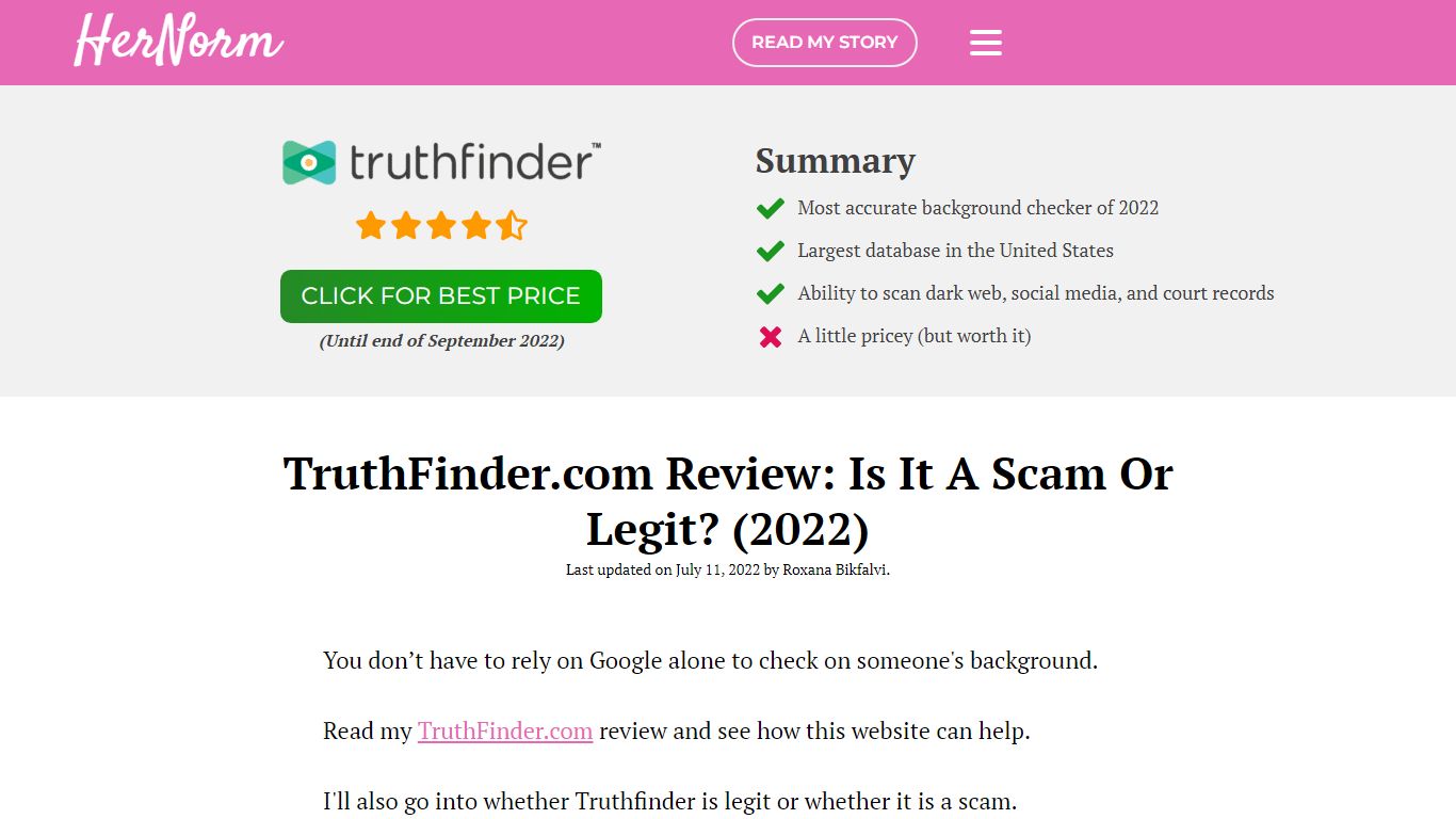 TruthFinder.com Review: Is It A Scam Or Legit? (2022) - Her Norm